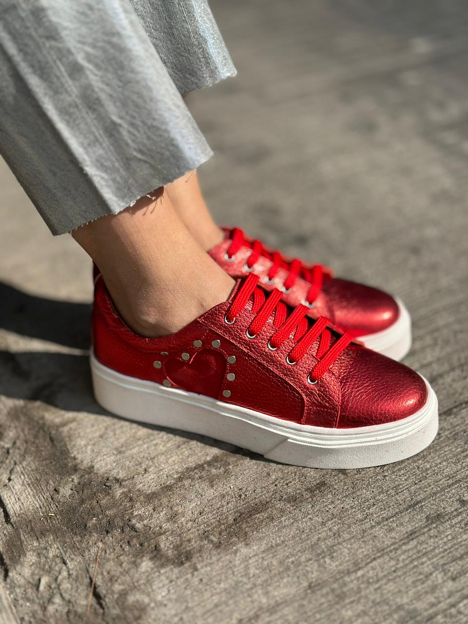 Isabella Rojo Metalizado 1