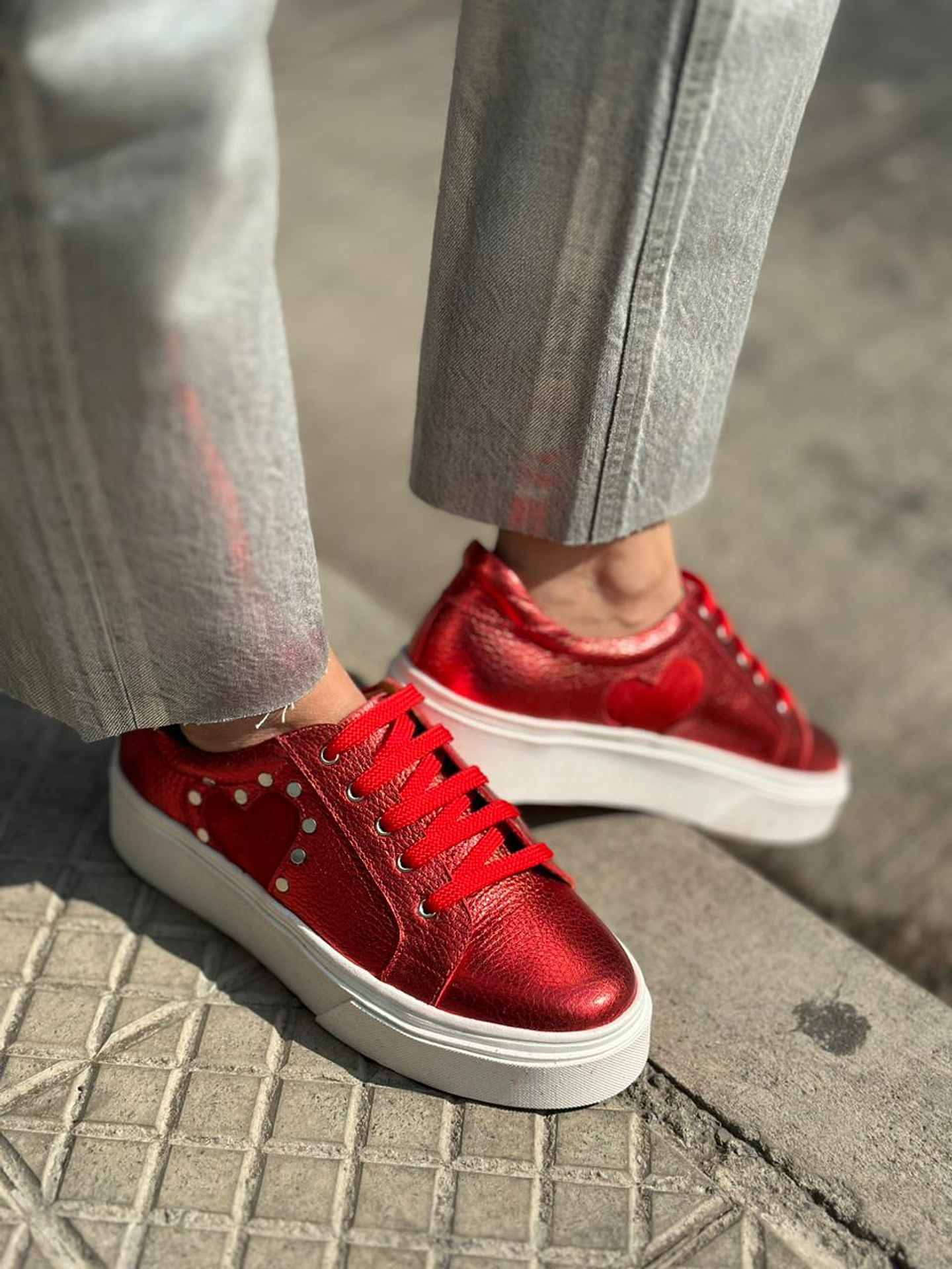 Isabella Rojo Metalizado 2