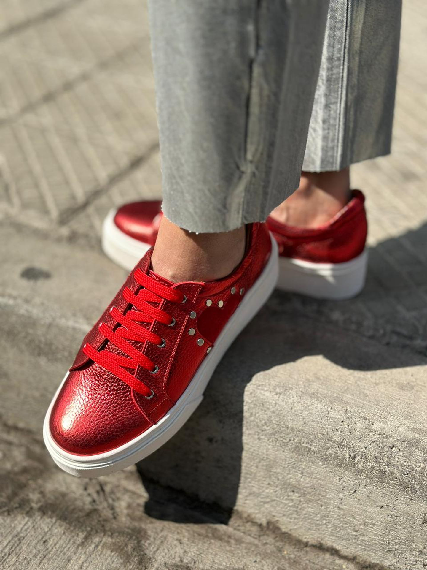 Isabella Rojo Metalizado 3