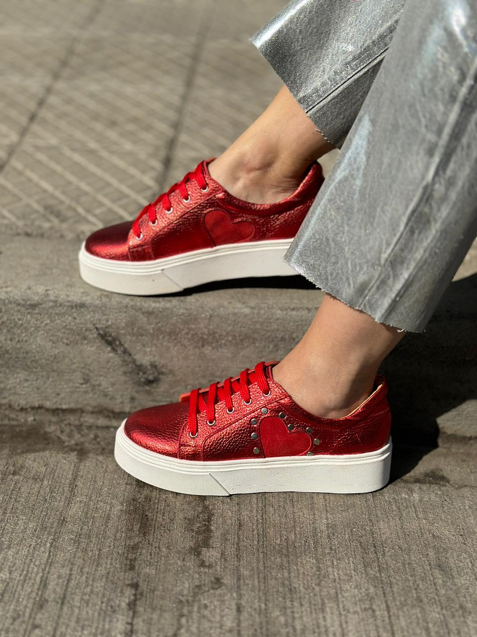 Isabella Rojo Metalizado 4