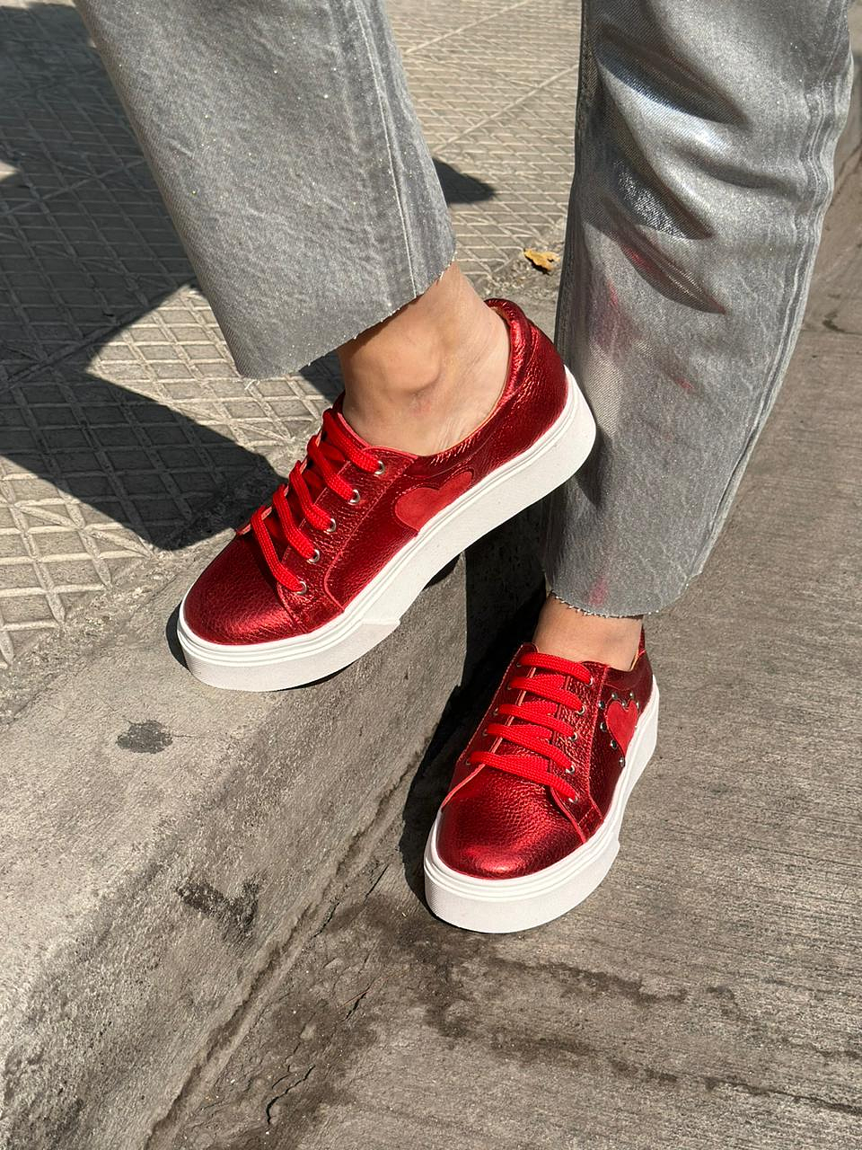 Isabella Rojo Metalizado 5