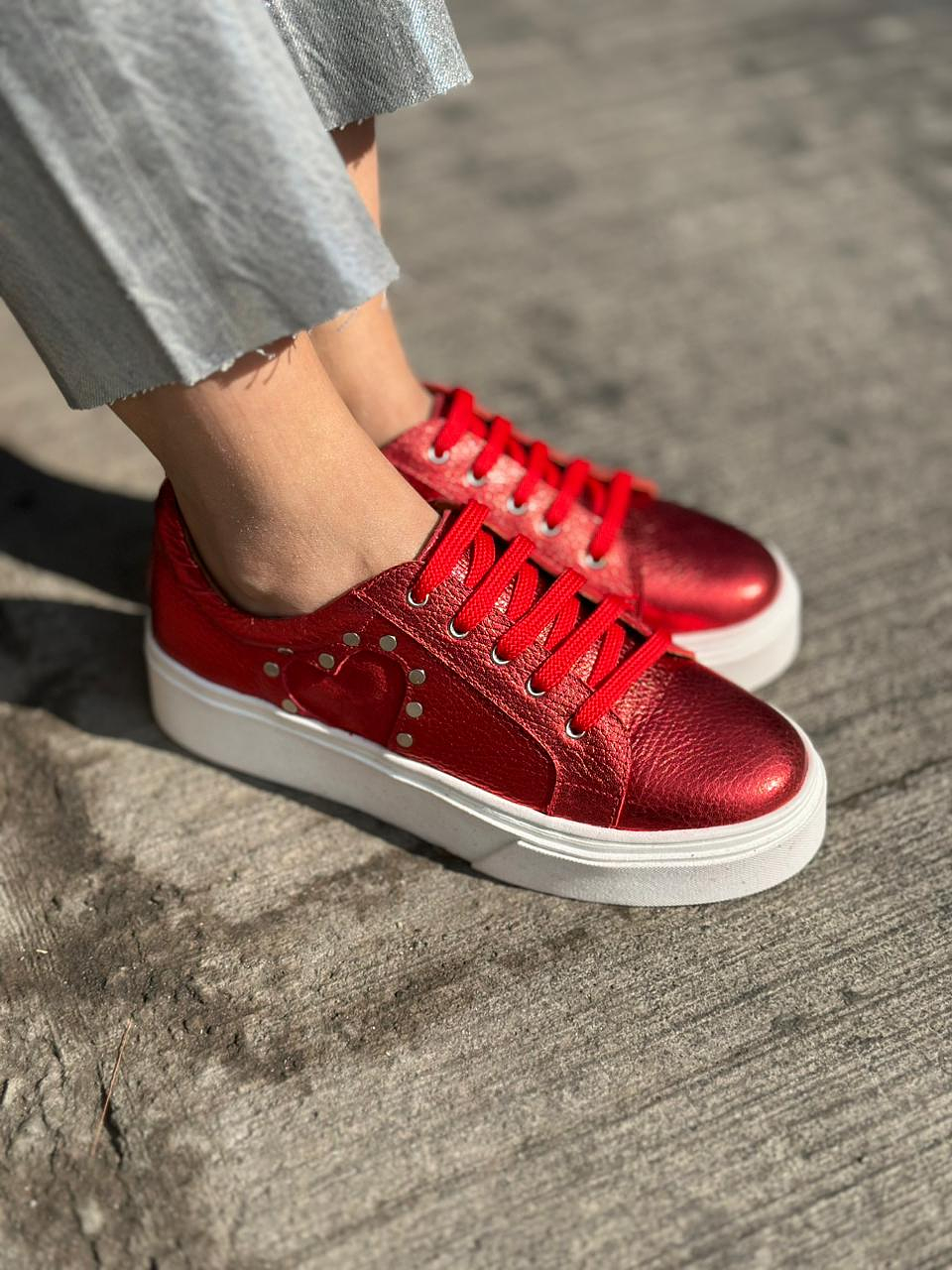 Isabella Rojo Metalizado 7