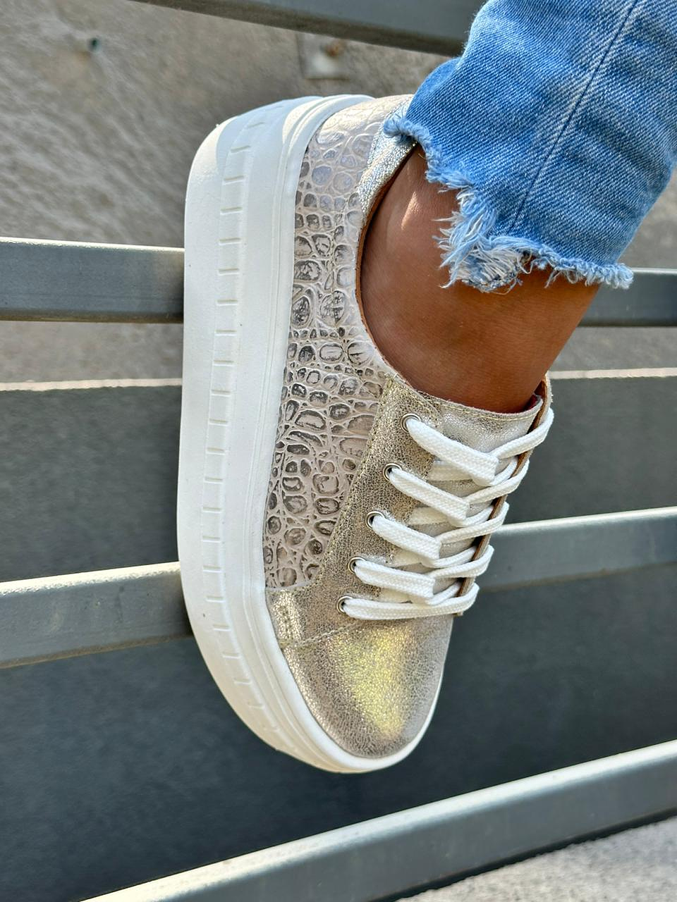 Miami Croco Dorado Claro 1