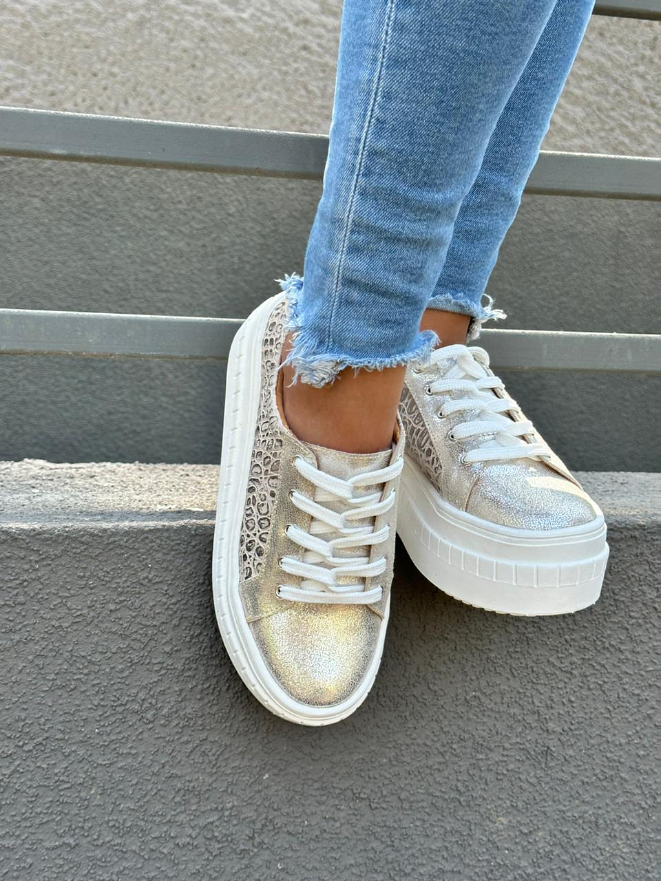 Miami Croco Dorado Claro 2