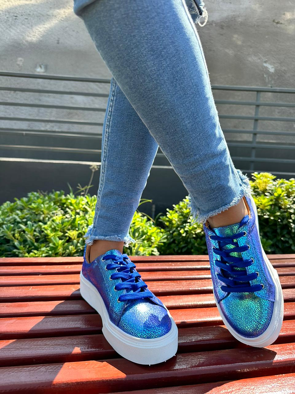 Valeria Gliter Azul 4