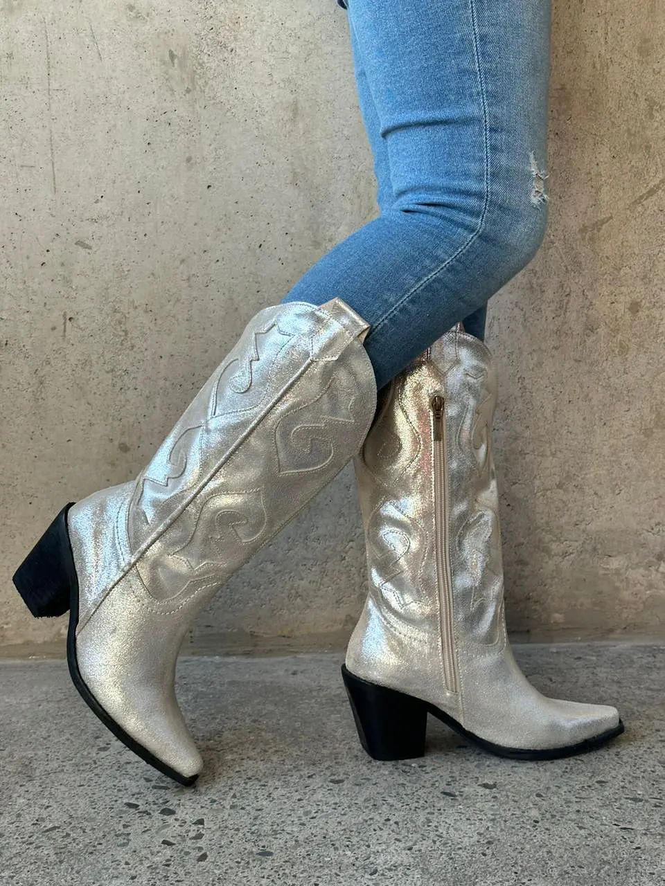 Rubia Gliter Plata 6