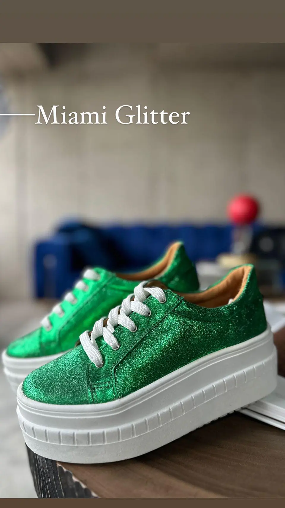 Miami Gliter Verde 1