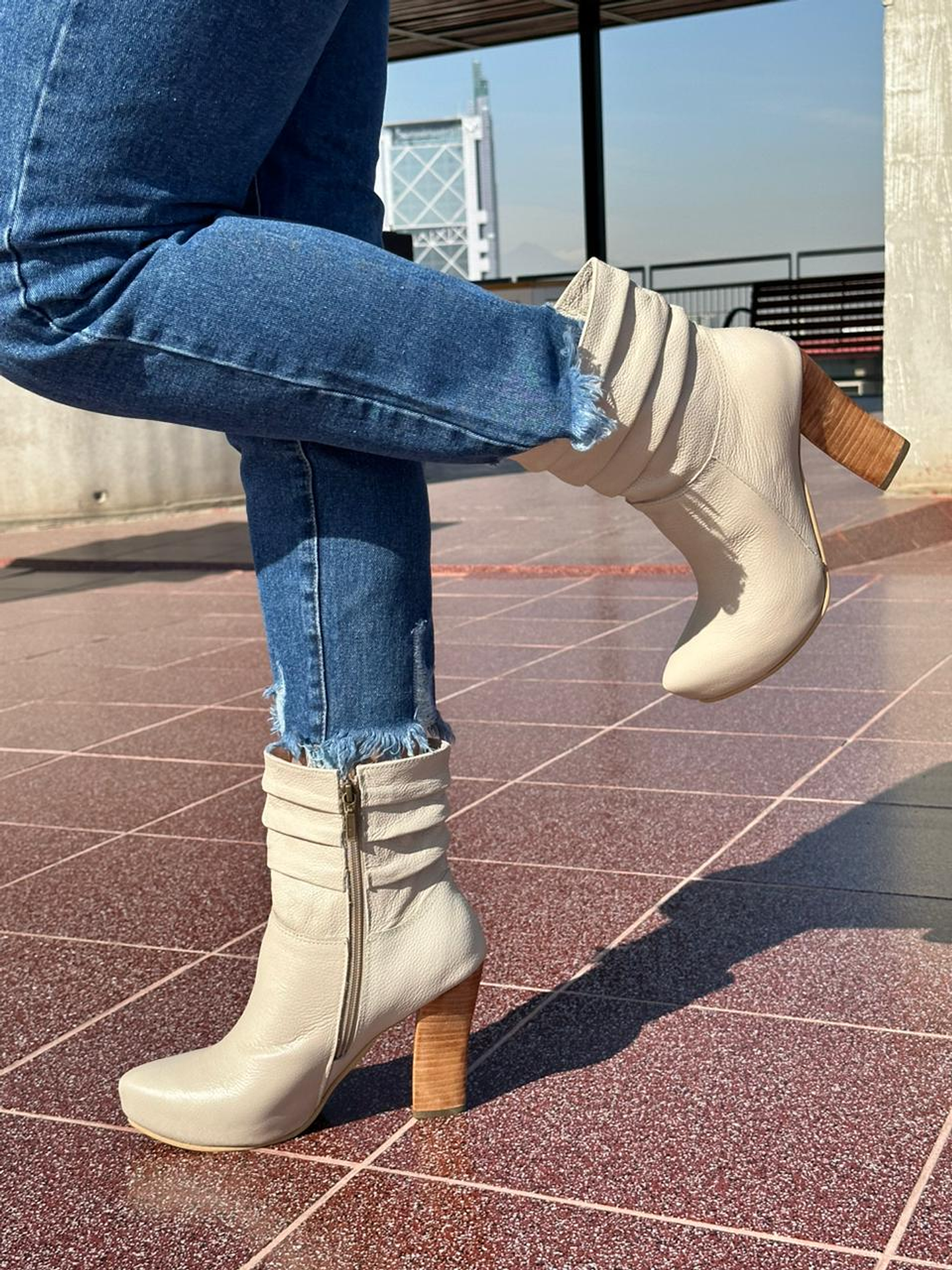 Chicago Cuero Beige 3