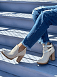 Botin Cala Cuero Beige - Miniatura 1