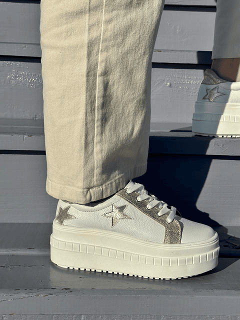 Miami Blancas Con Estrella Dorada