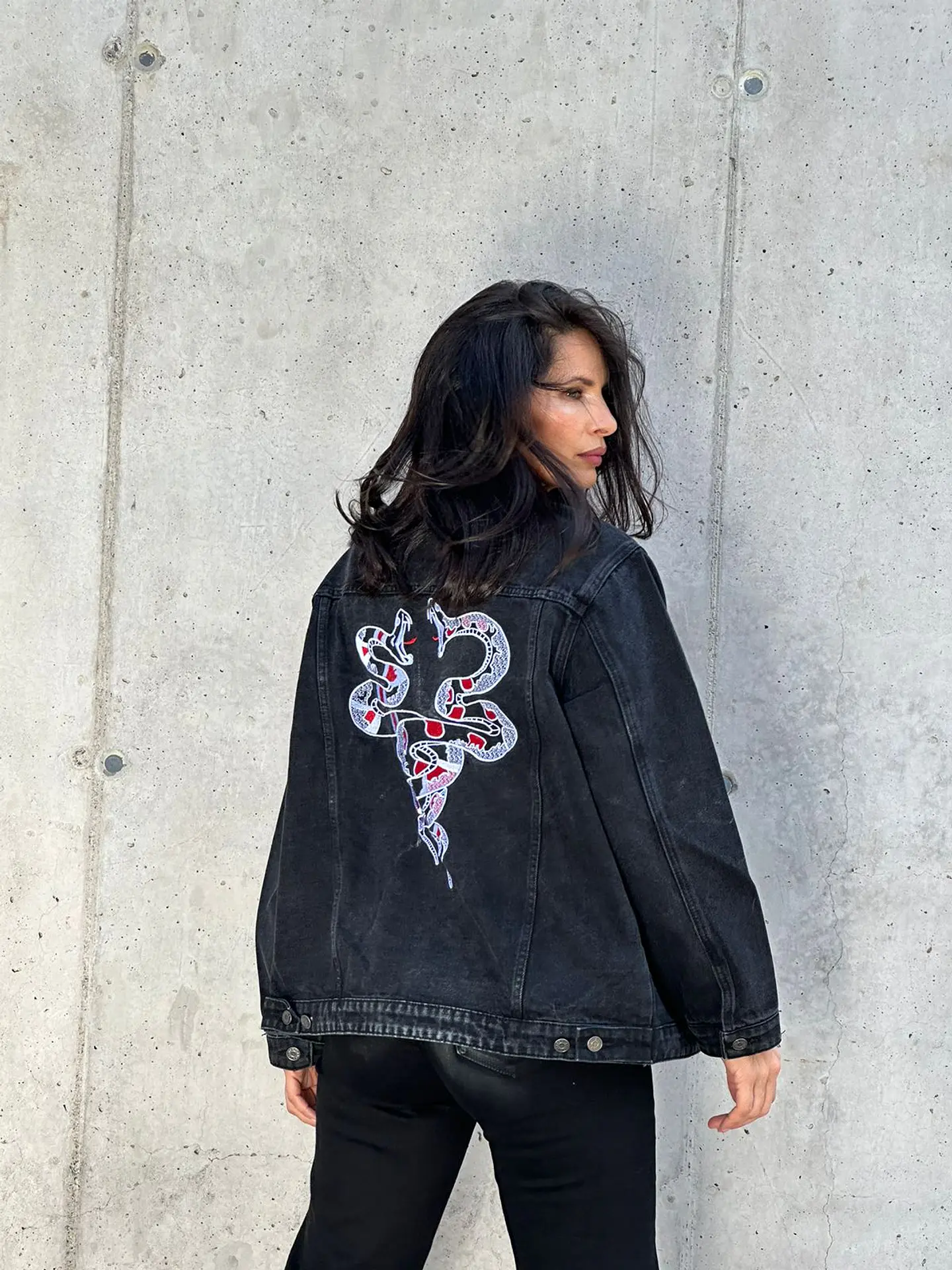 Chaqueta Jeans  Negro Cobra 1