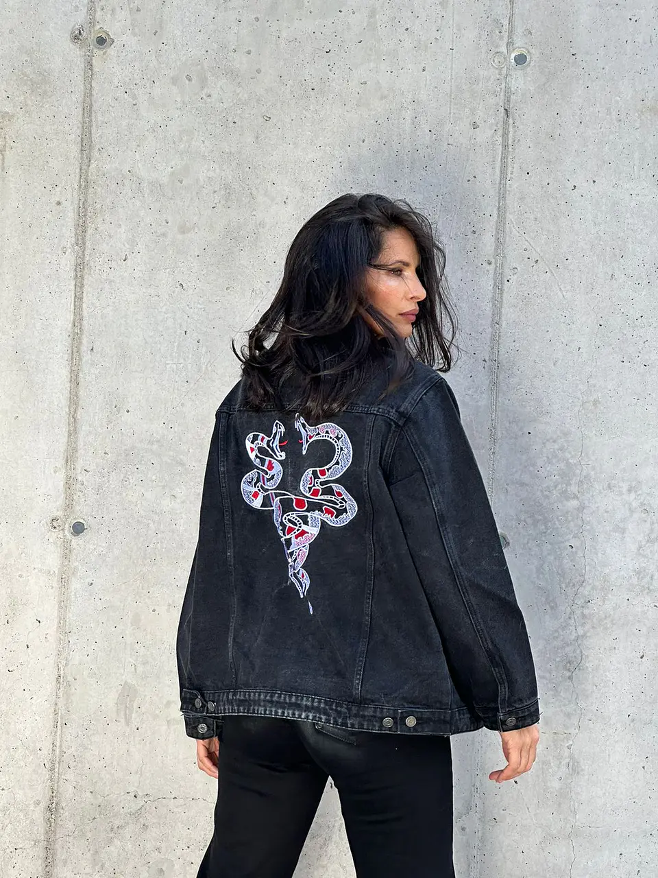 Chaqueta Jeans  Negro Cobra 1