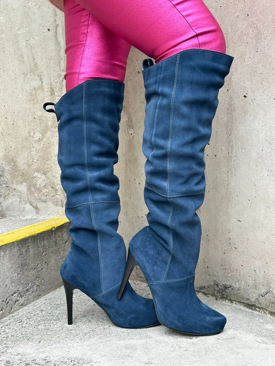 Macarena cuero azul 6