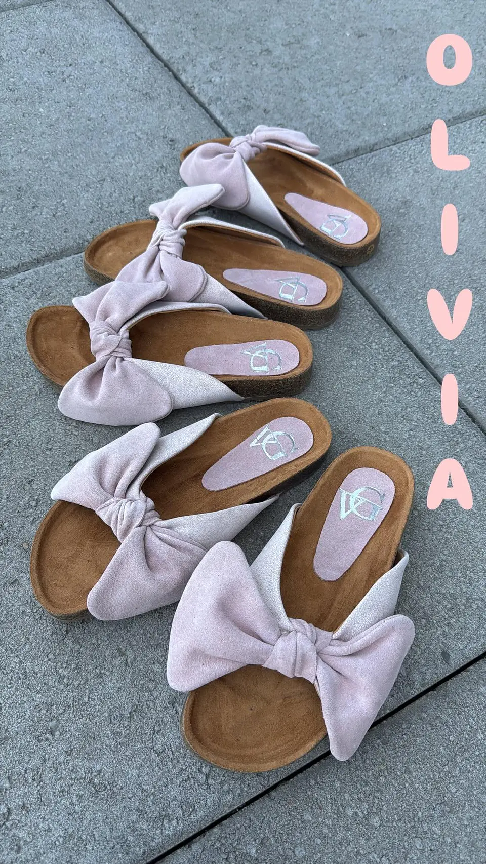 Sandalias Olivia rosado 3