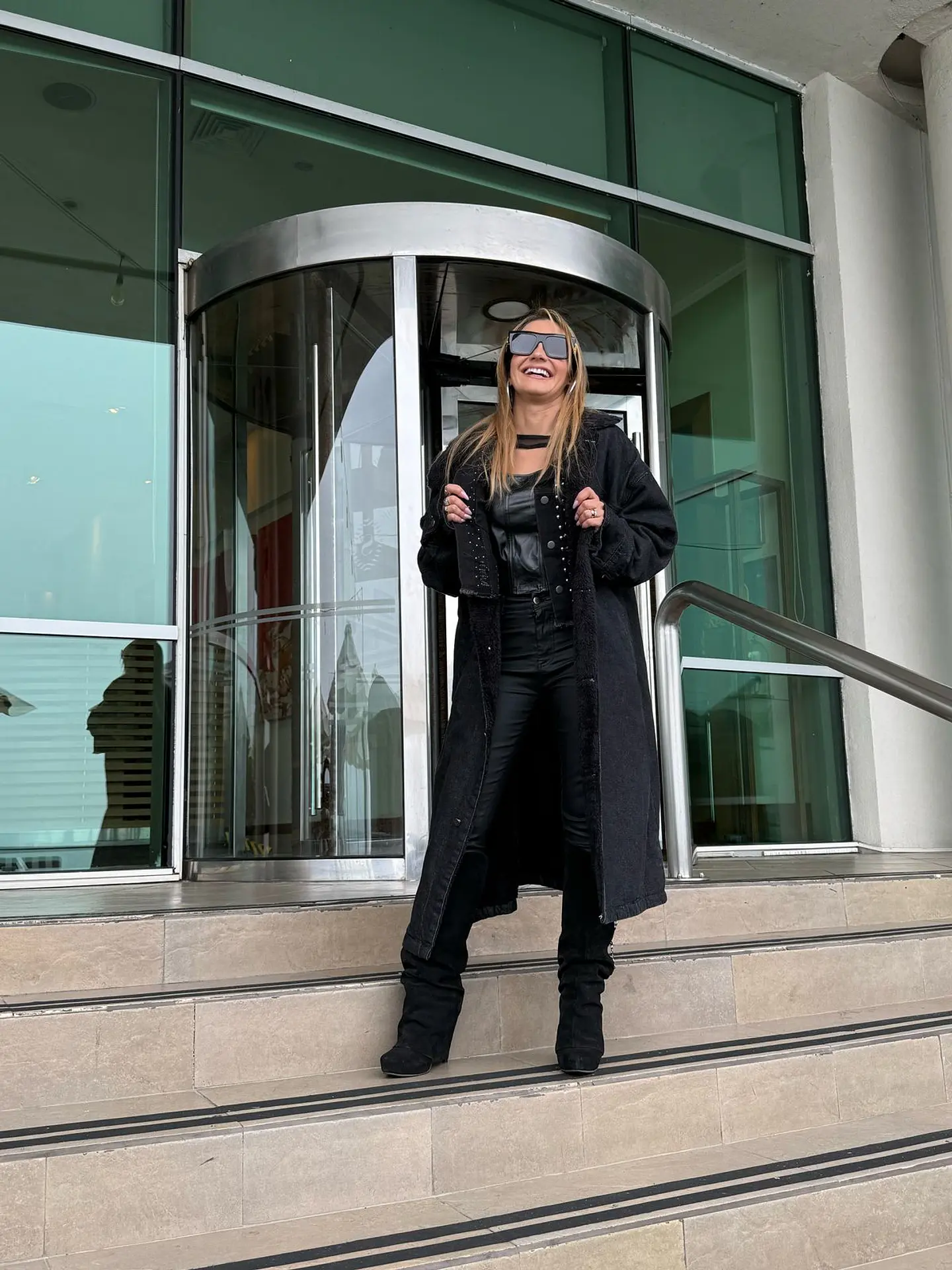 Abrigo Jeans MATRIX negro 3