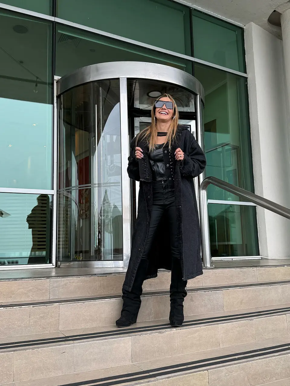 Abrigo Jeans MATRIX negro 3