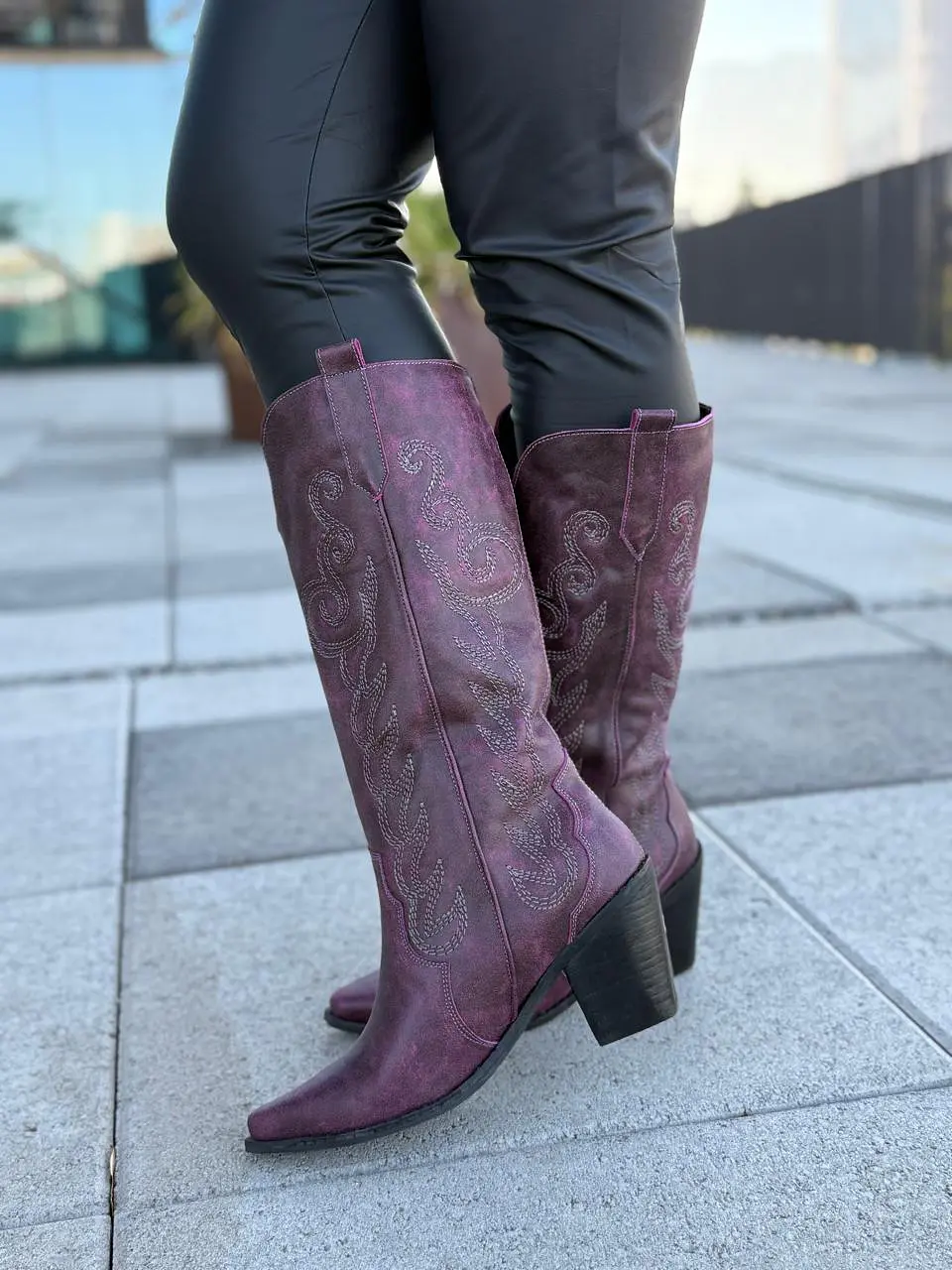 Bota Marcia burdeos 4