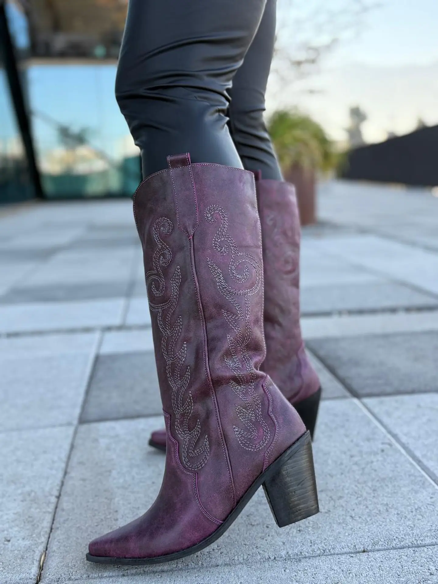 Bota Marcia burdeos 5