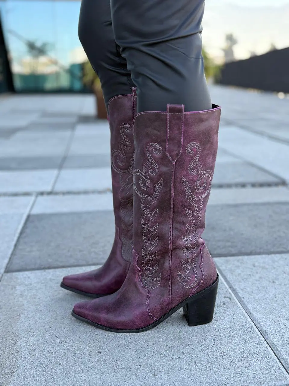 Bota Marcia burdeos 6