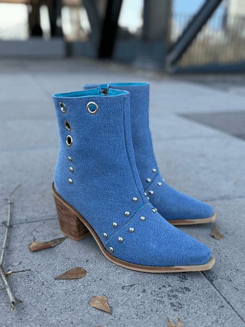 Botin Loreto azul jeans 