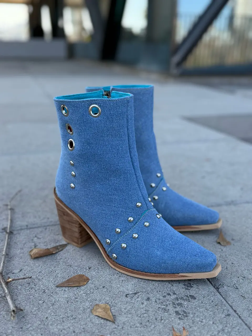 Botin Loreto azul jeans  1