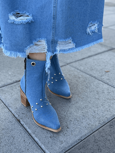 Botin Loreto azul jeans 
