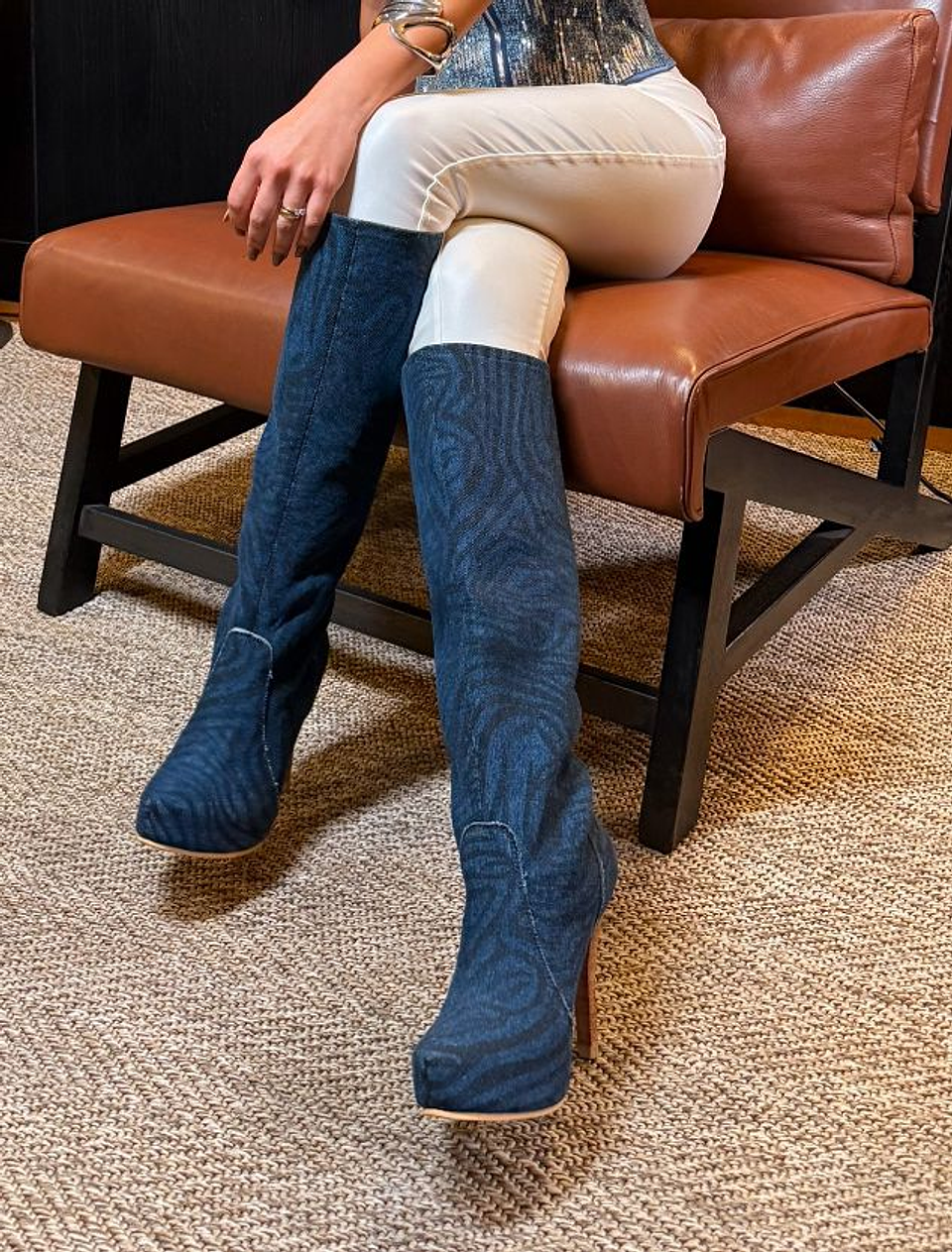 Claudia Denim estampado  1