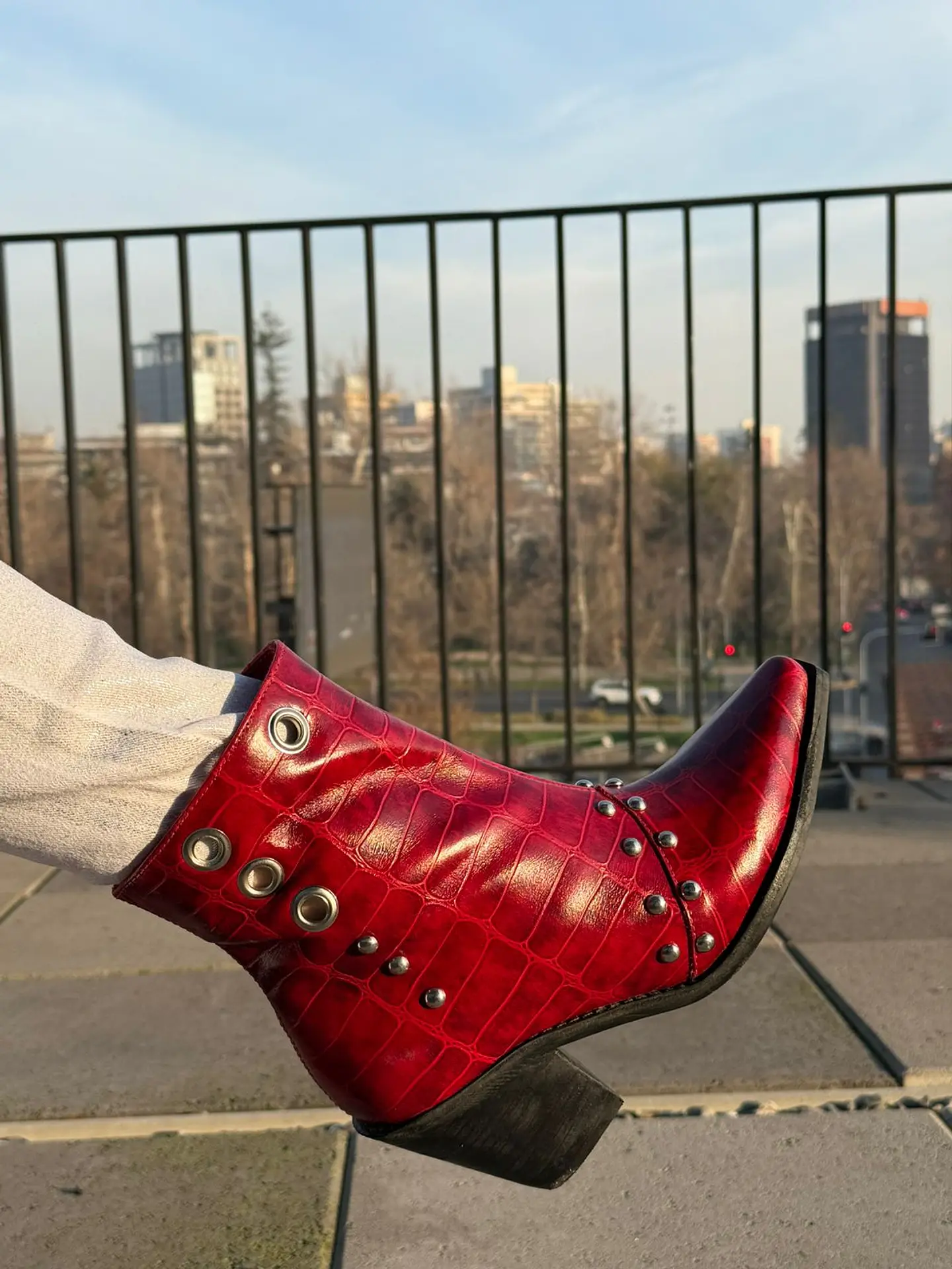 Botin Loreto Lagarto Rojo 4