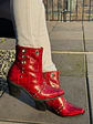 Botin Loreto Lagarto Rojo - Miniatura 3