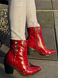 Botin Loreto Lagarto Rojo - Miniatura 5