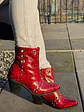 Botin Loreto Lagarto Rojo - Miniatura 6