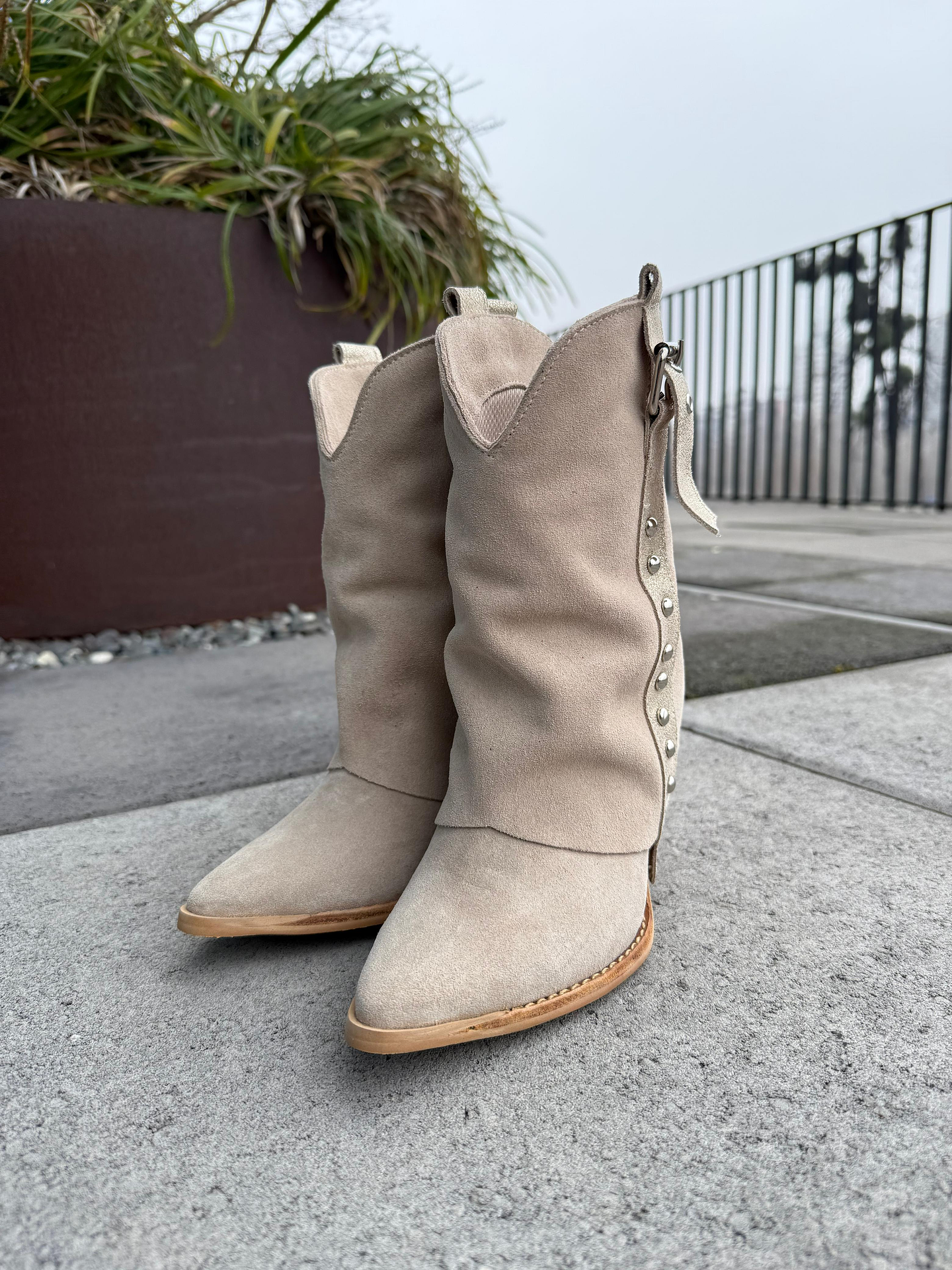  Botas Liz beige 3