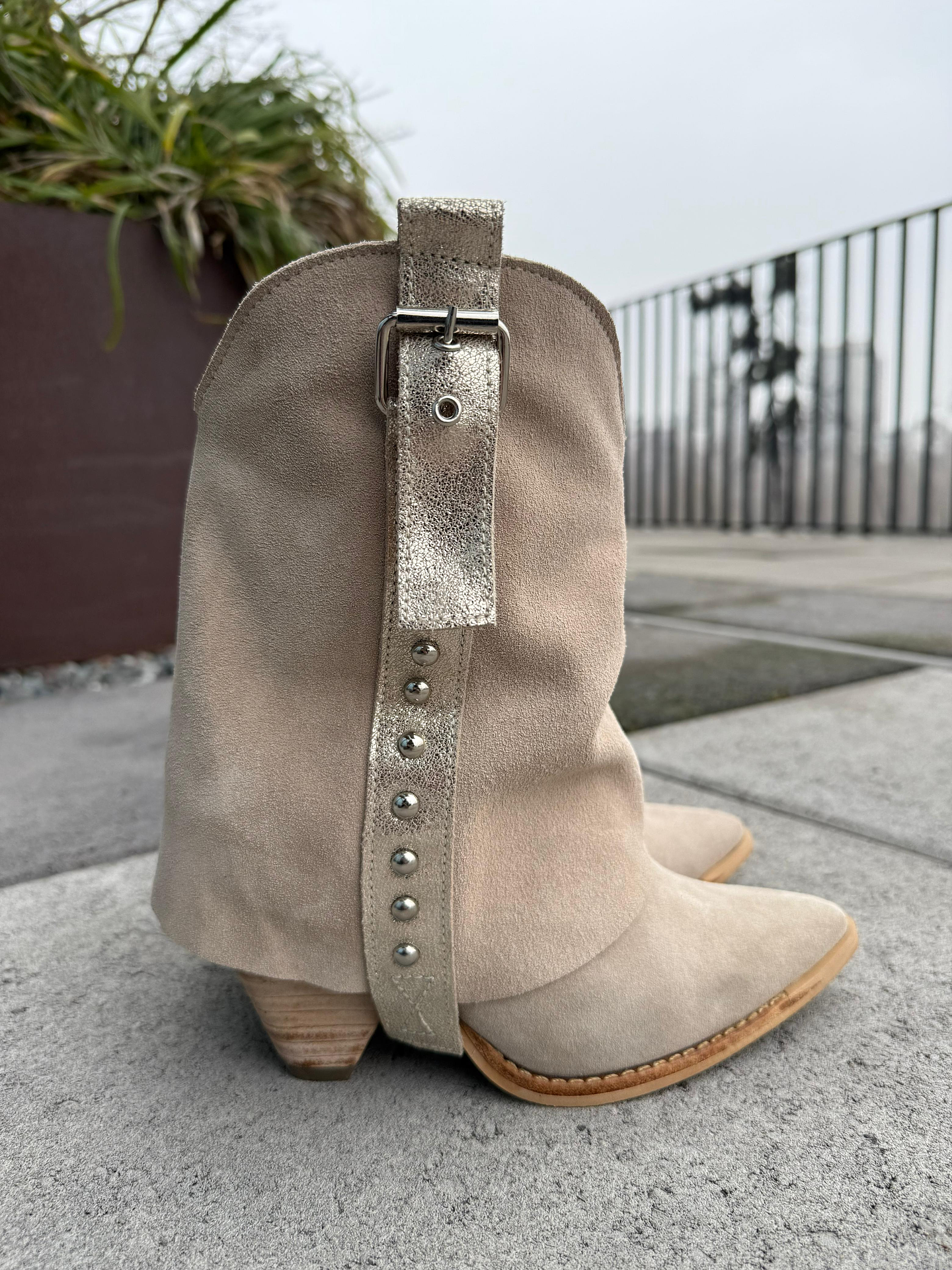  Botas Liz beige 7