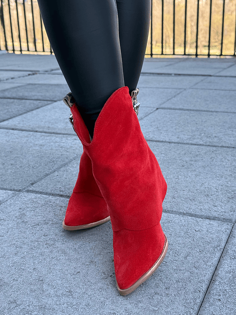 Botas Liz roja