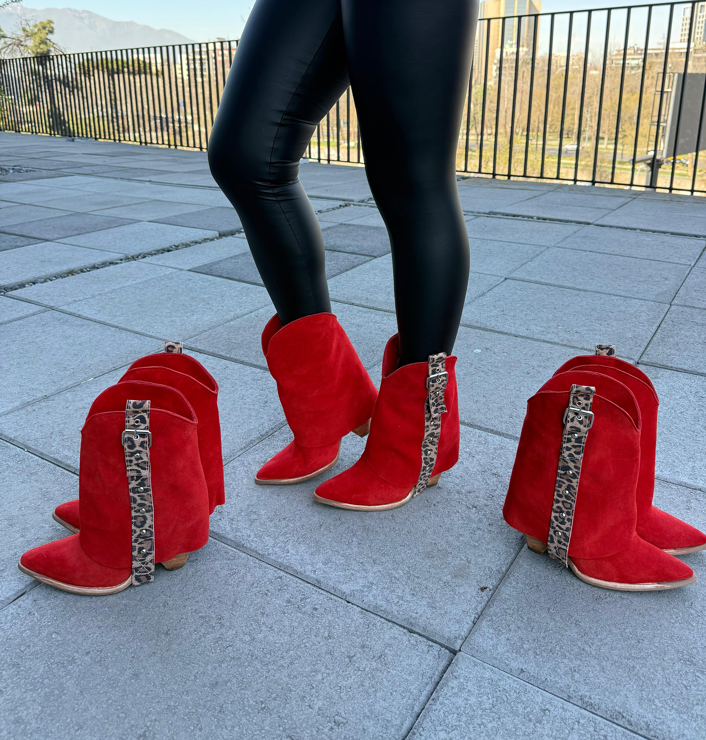 Botas Liz roja 5