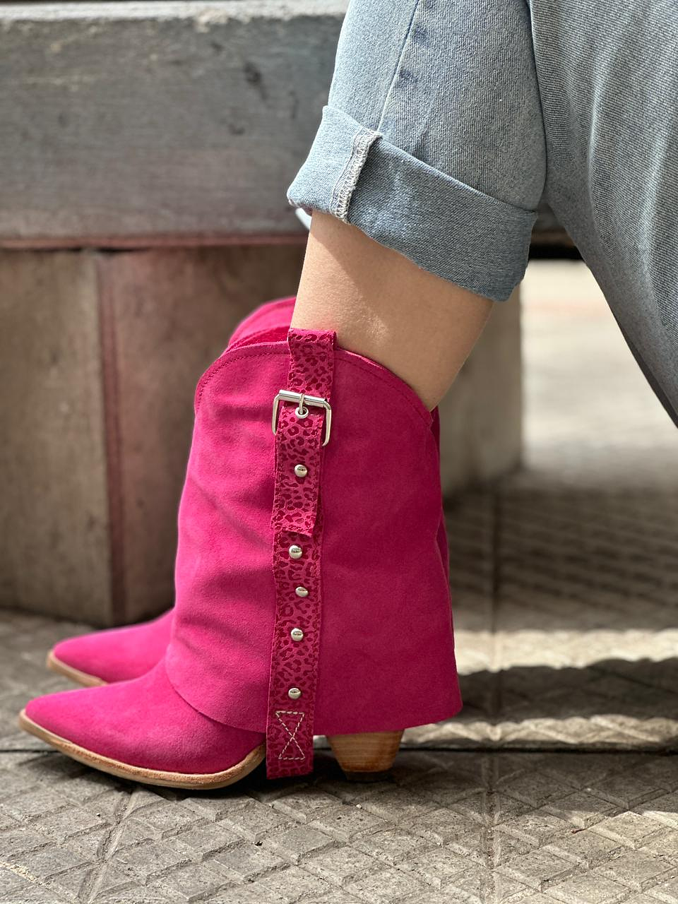 Botas Liz fucsia 2