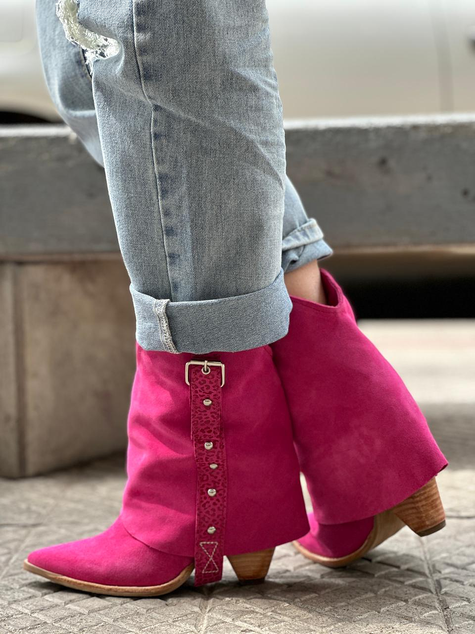 Botas Liz fucsia 3