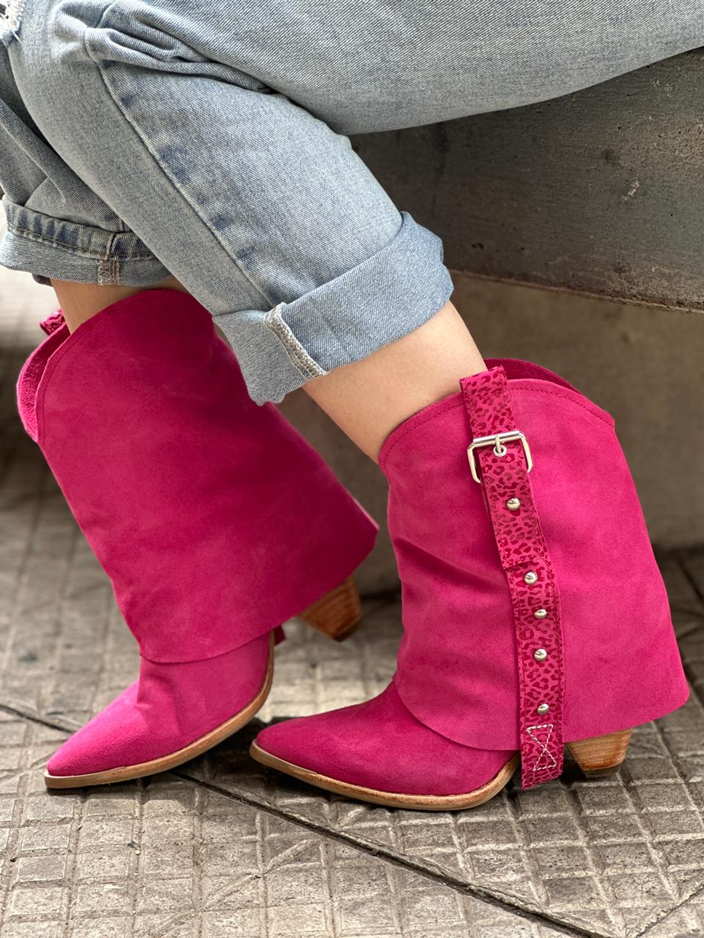 Botas Liz fucsia 4