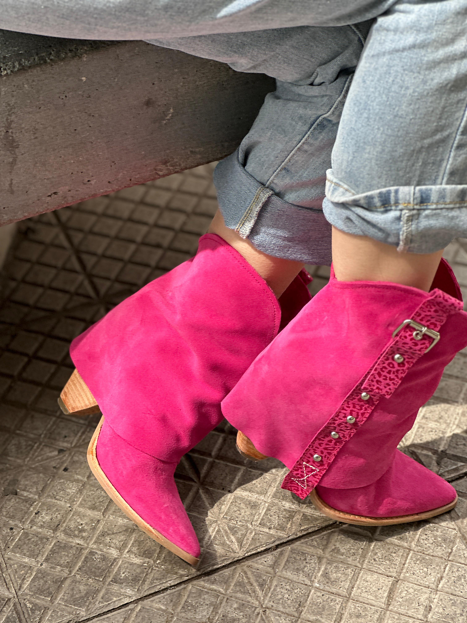 Botas Liz fucsia 7