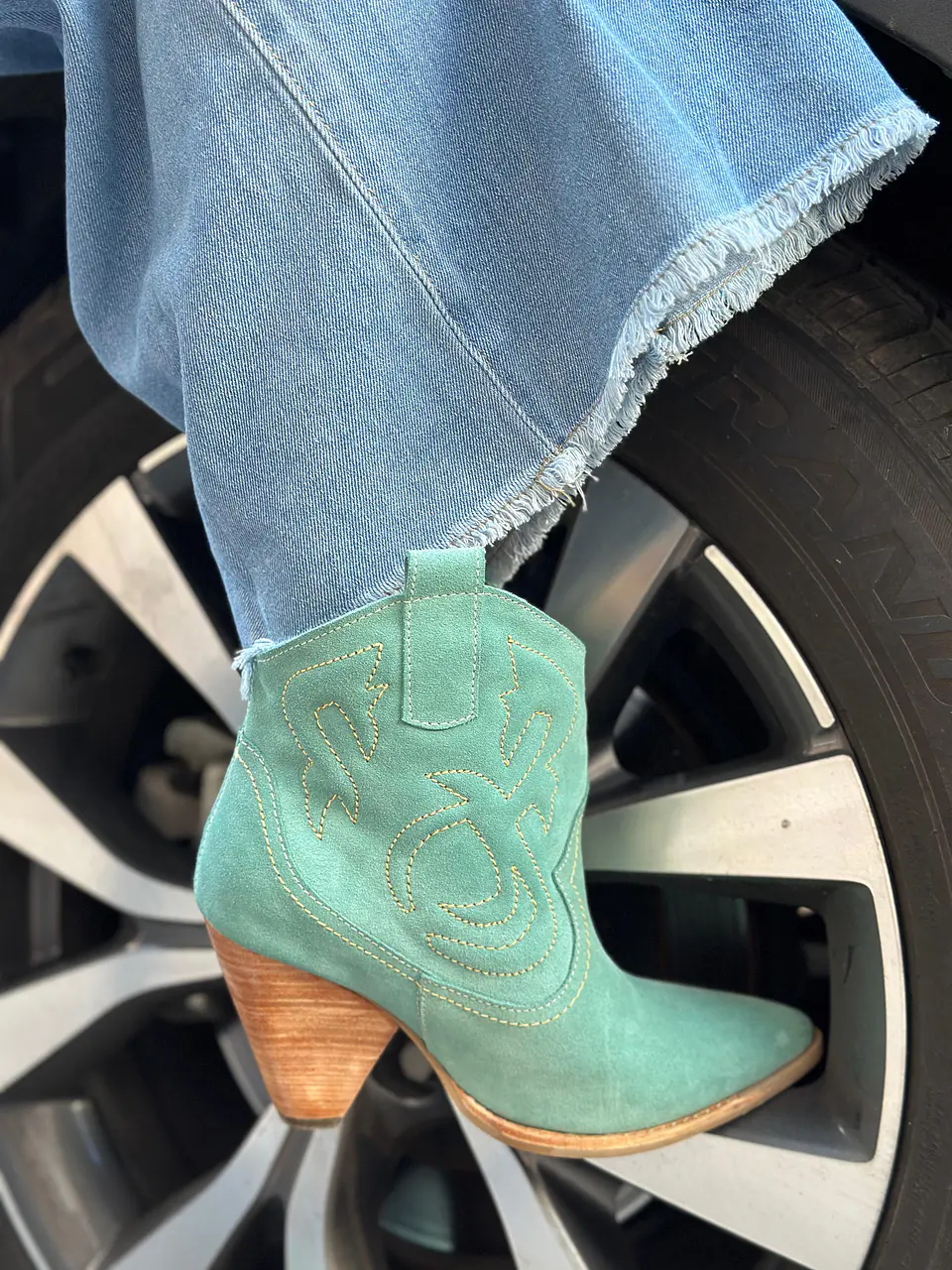 Botas Trilacat Verde Menta 2