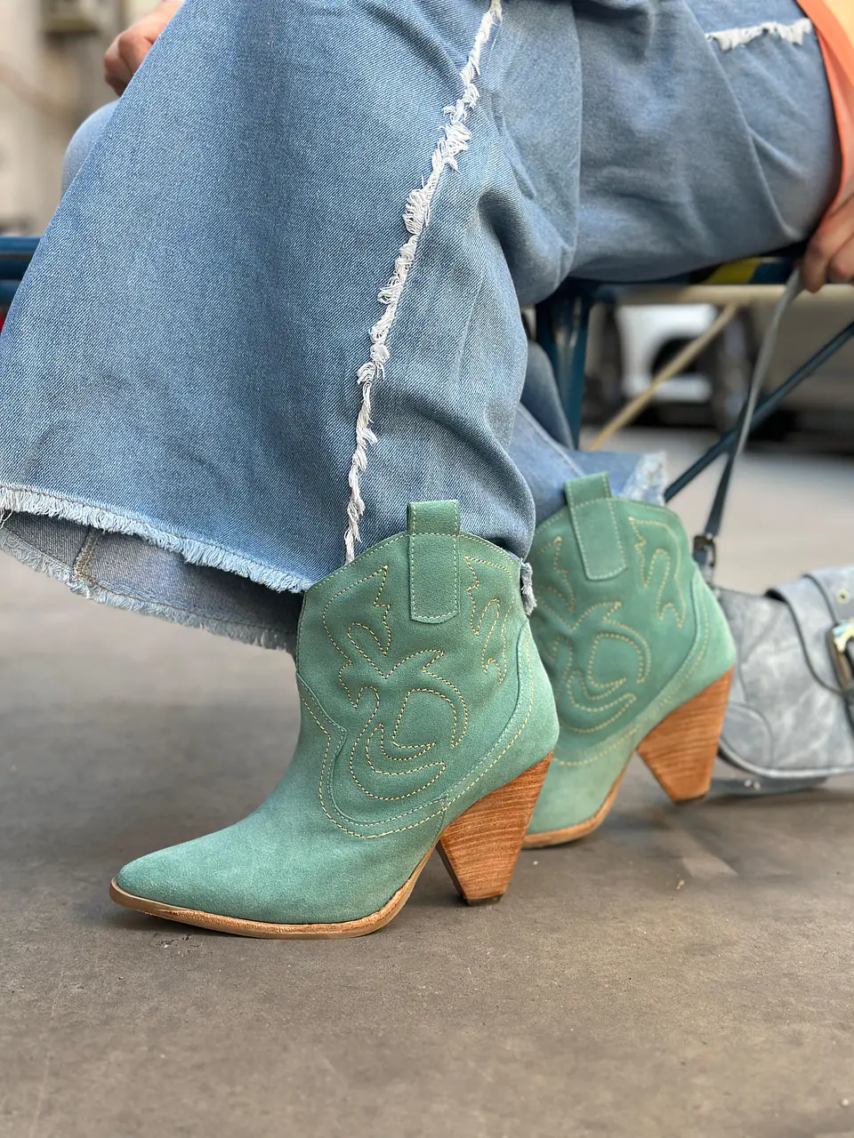 Botas Trilacat Verde Menta 3