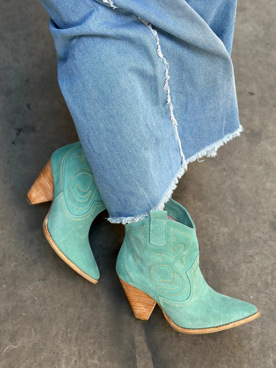 Botas Trilacat Verde Menta 4