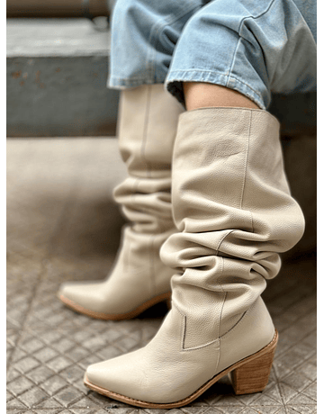 Mika Cuero Beige
