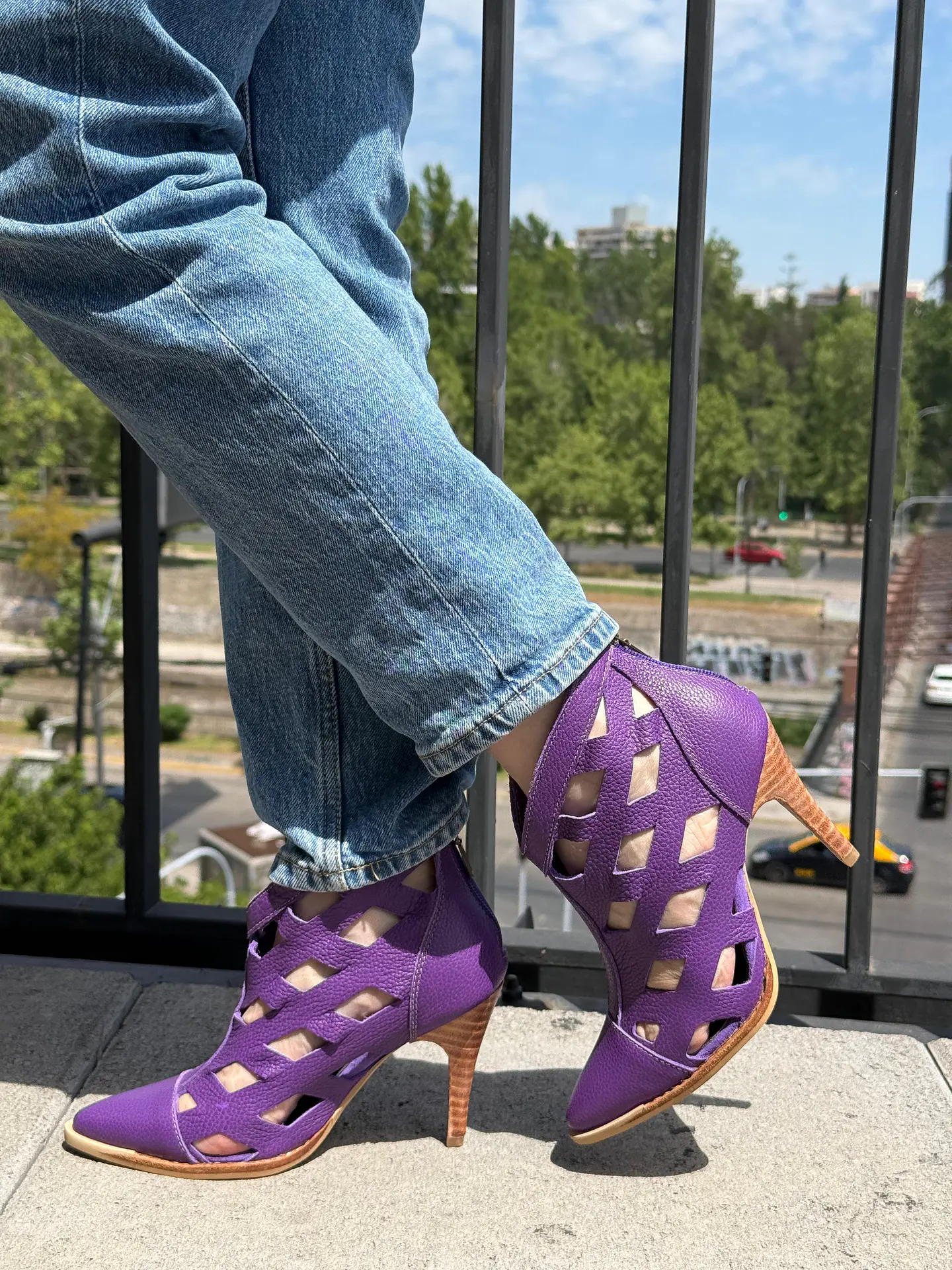 Botin Mandarinisima morado 2