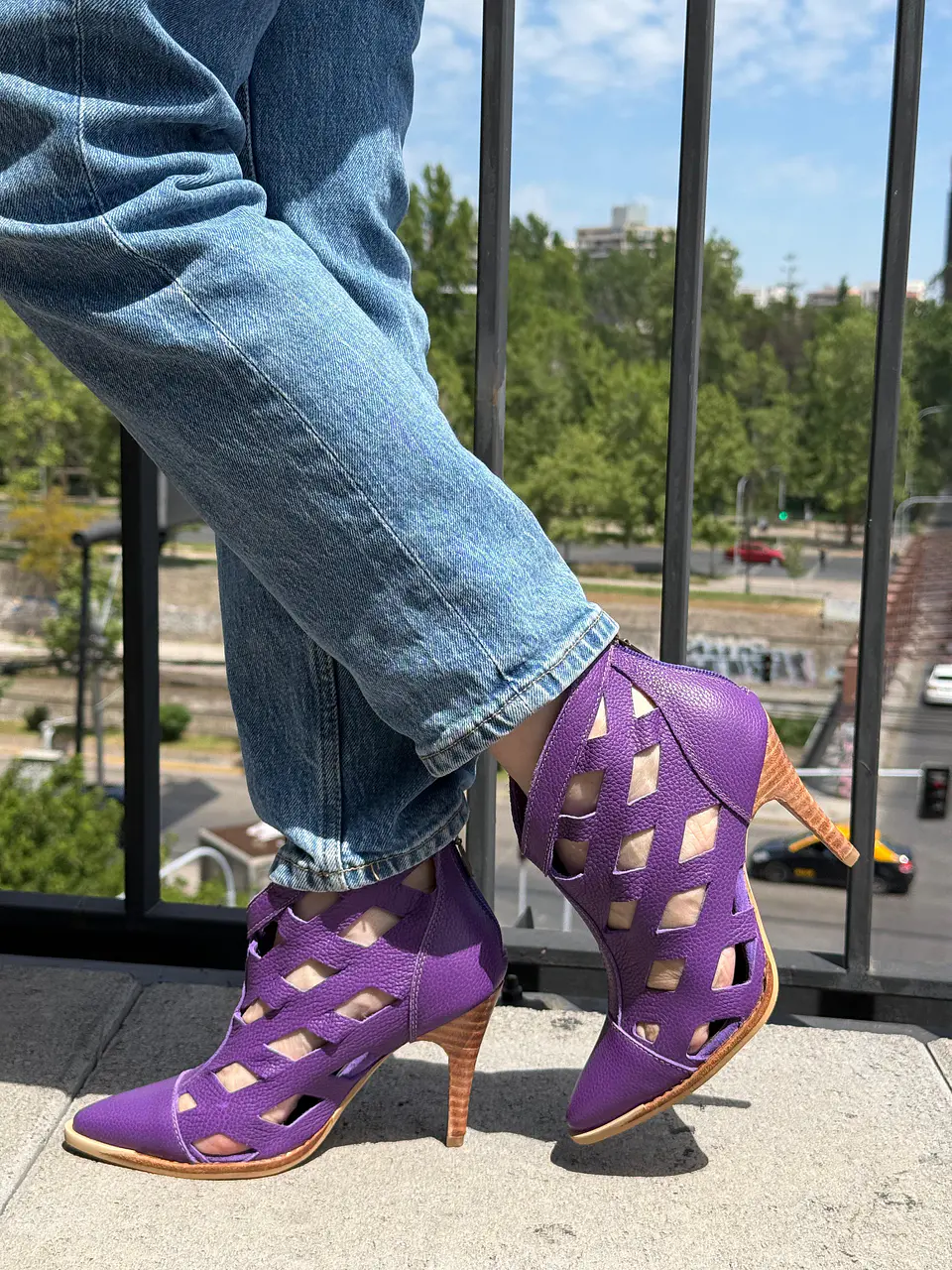 Botin Mandarinisima morado 2