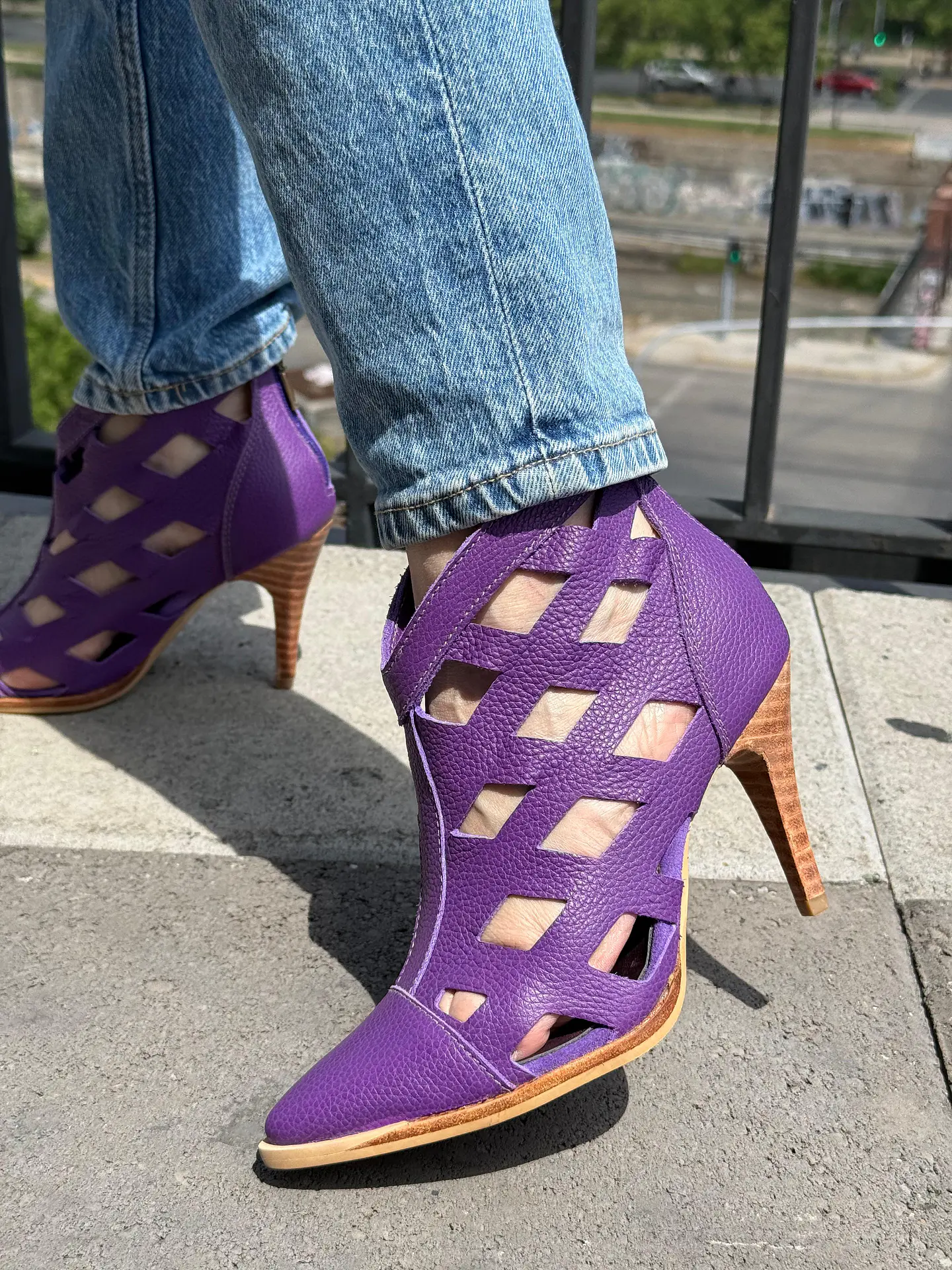Botin Mandarinisima morado 3
