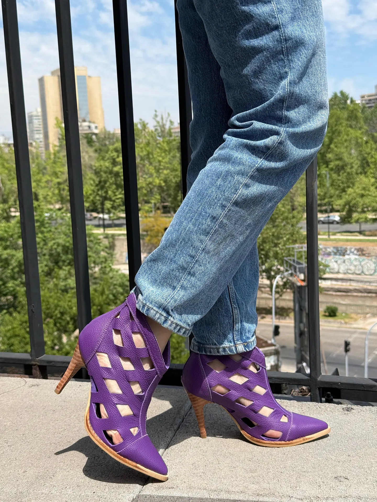 Botin Mandarinisima morado 4