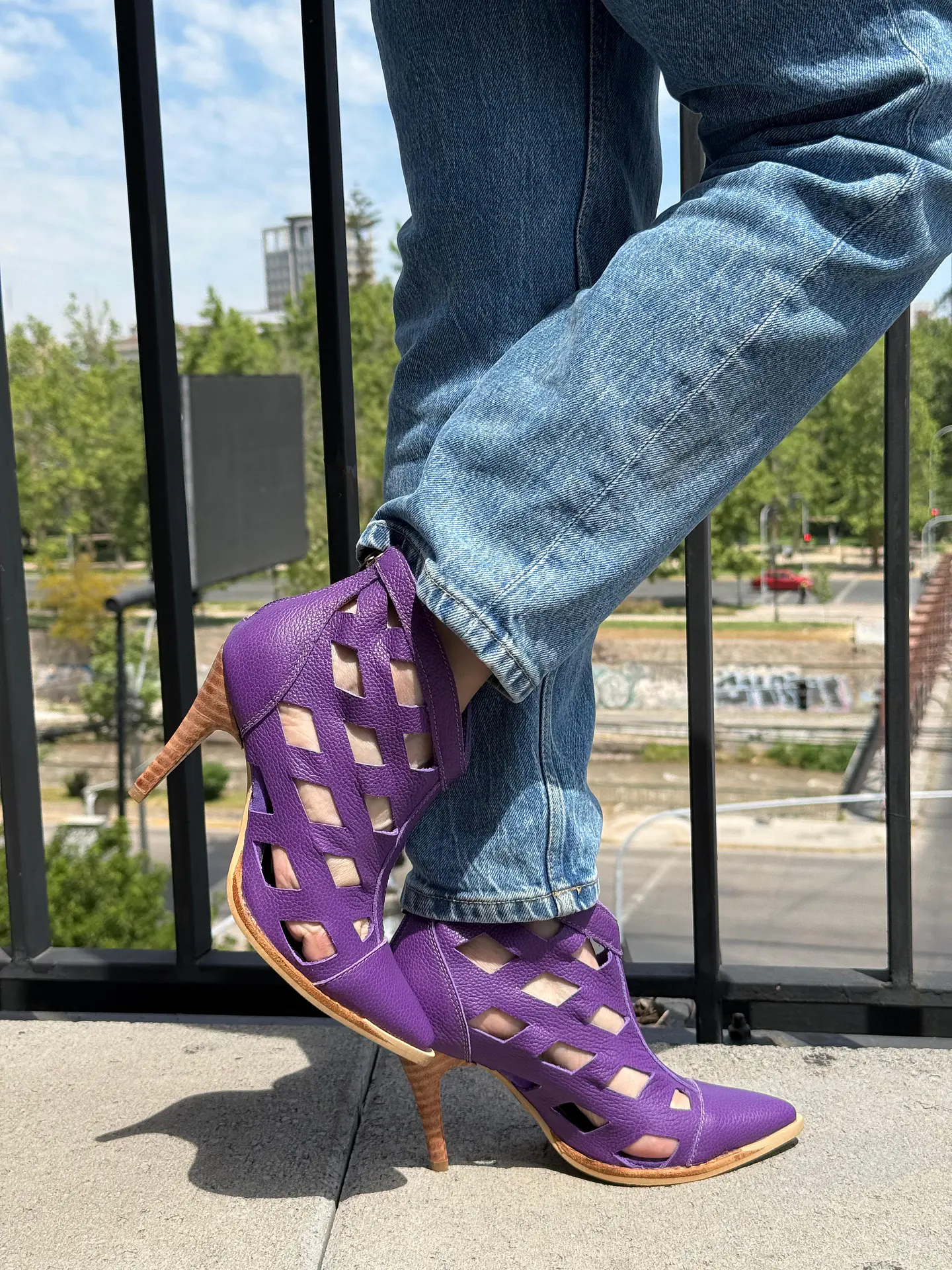 Botin Mandarinisima morado 5