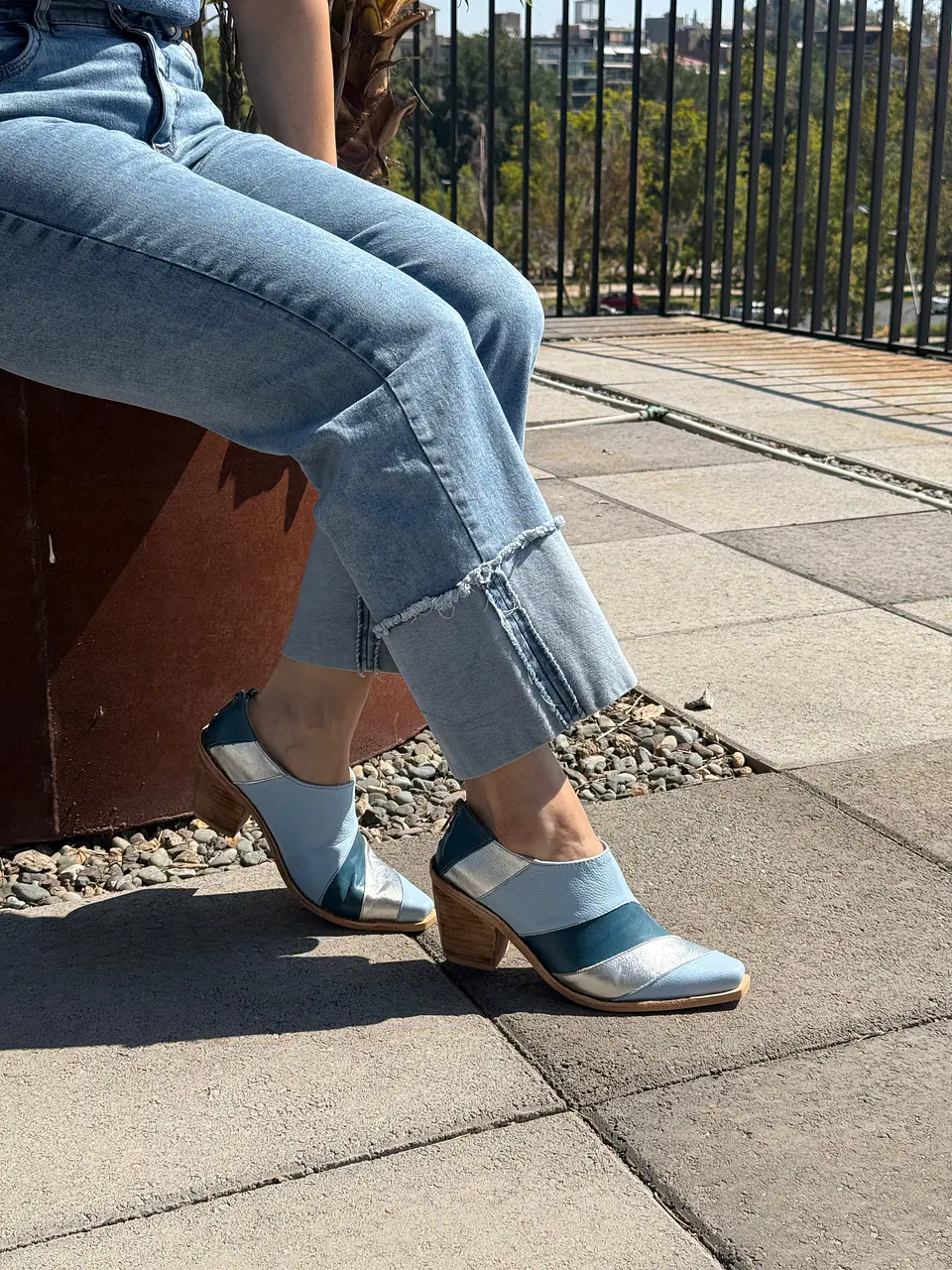 Listado Azul, celeste y plata  2