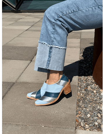 Listado Azul, celeste y plata 